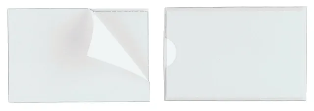 Etikethdr Durable pocketfix 60x150mm zelfkl 10st