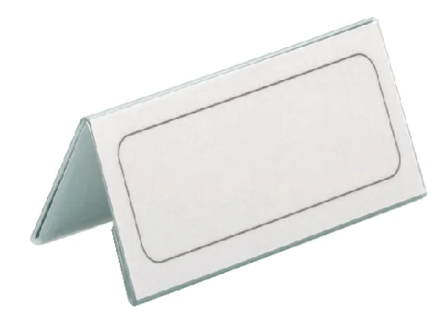 Tafelnaambord Durable 8052 61x210mm transp