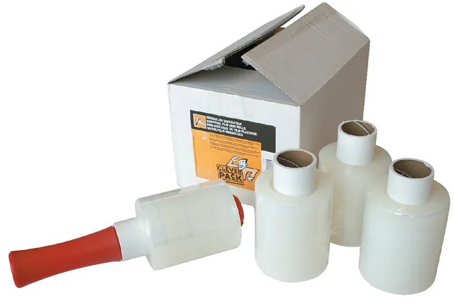 Wikkelfolie CleverPack 100mmx250m + afroller tr