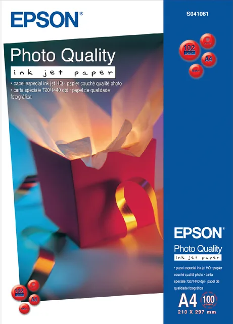 Inkjetpapier Epson S041061 A4 102gr mat