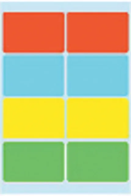 Etiket HERMA 3681 26x40mm assorti 40st
