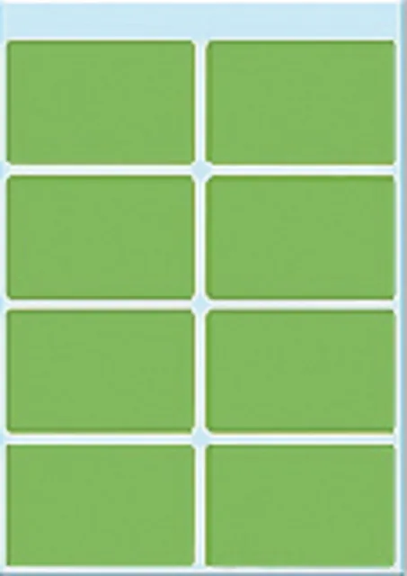 Etiket HERMA 3695 26x40mm groen 40st
