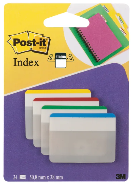 Indextabs Post-it 686F1 38x50.8mm strong recht ass