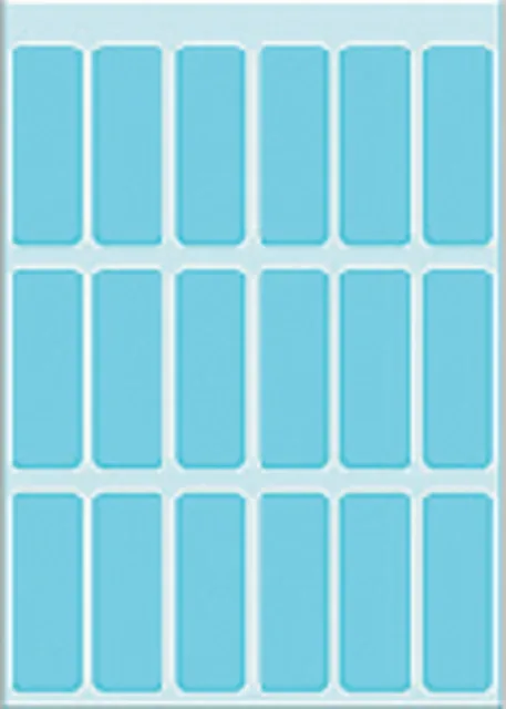 Etiket HERMA 3653 12x34mm blauw 90st