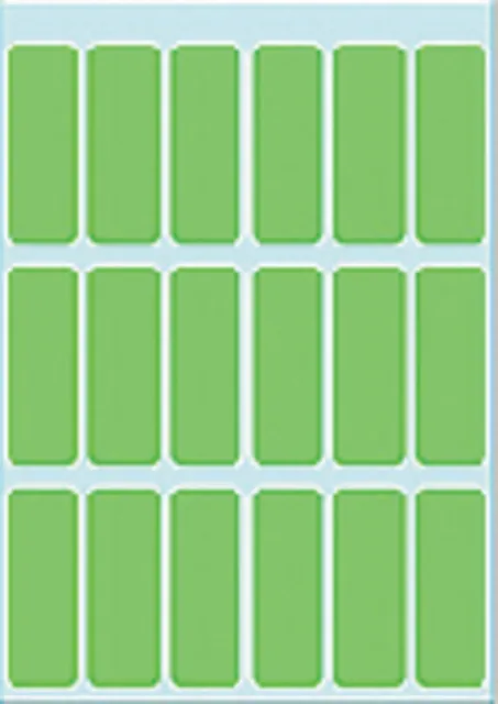 Etiket HERMA 3655 12x34mm groen 90st