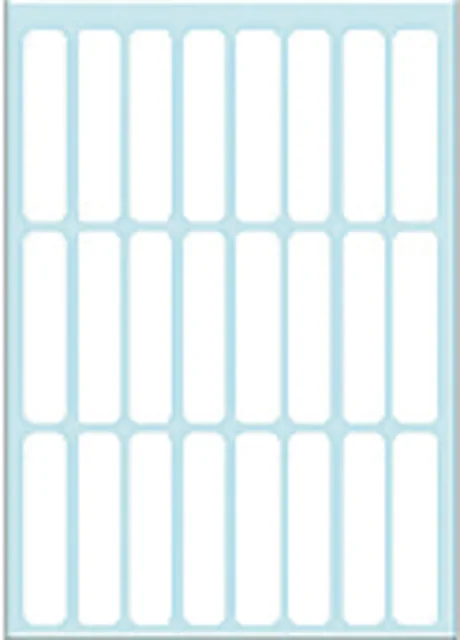 Etiket HERMA 3724 8x36mm wit 168st