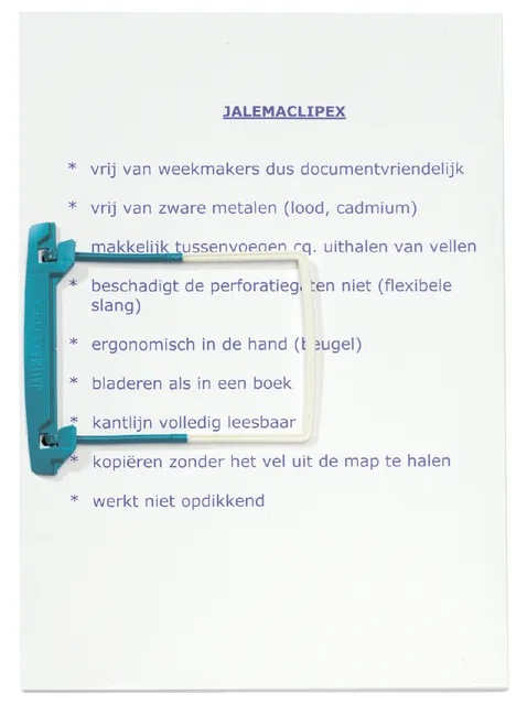 Bundelmechaniek Djois JalemaClipex petrol 100st