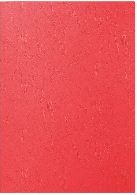 Voorblad GBC A4 karton lederlook 250gr rood