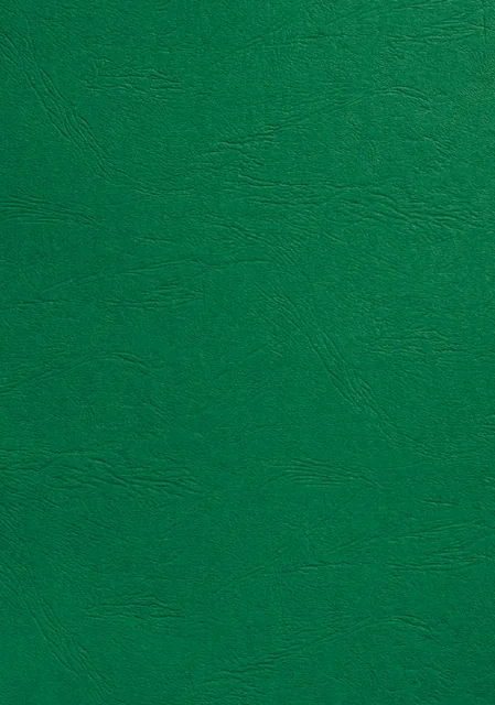 Voorblad GBC A4 karton lederlook 250gr groen