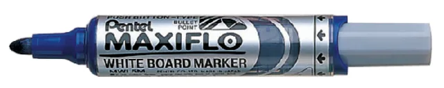 Whiteboardmarker Pentel MWL5M 3mm blauw