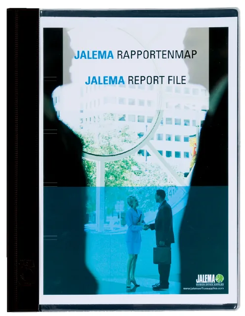 Rapportenmap Djois snelhechter en dekplaatje A4 zw