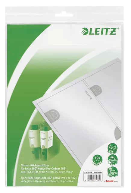 RUGETIKET LEITZ 1680 PRINTBAAR 56X190MM KARTON