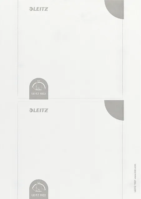 RUGETIKET LEITZ 1680 PRINTBAAR 56X190MM KARTON
