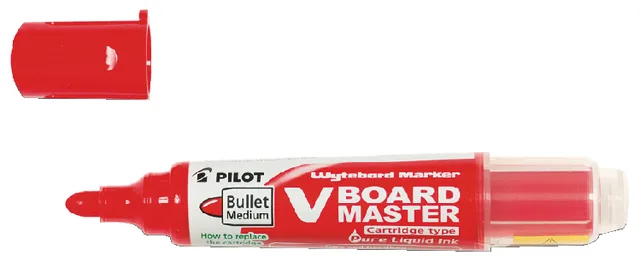 Whiteboardmarker PILOT Begreen rond M rood
