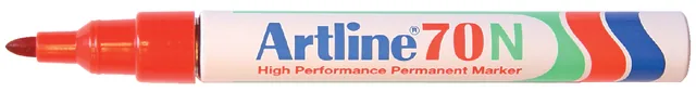 Viltstift Artline 70 rond 1.5mm rood