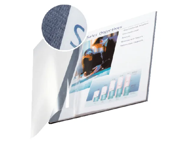 Inbindomslag Leitz 3.5mm soepel blauw