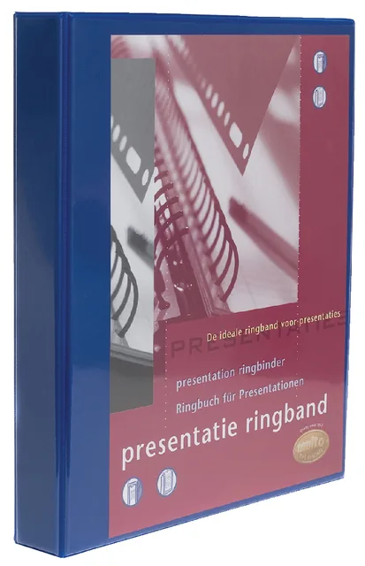 Presentatieringband Multo A4 23-rings 25mm blauw