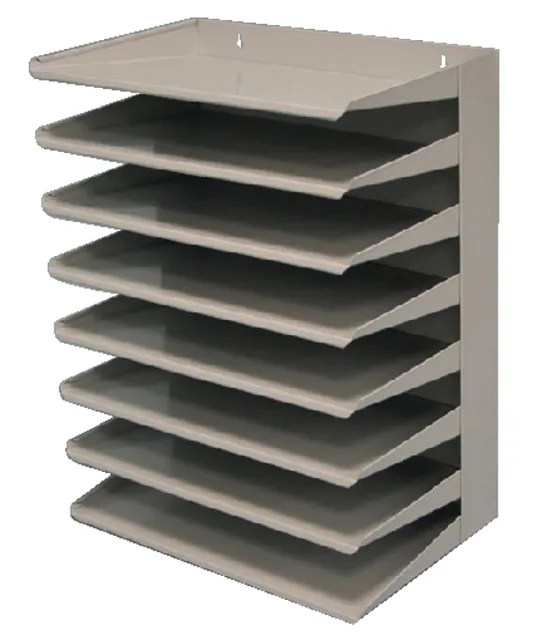 Sorteerrek Vepa Bins 8dlg grijs