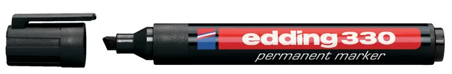 Viltstift edding 330 schuin 1-5mm zwart