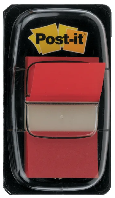 Indextabs Post-it 680 25.4x43.2mm rood