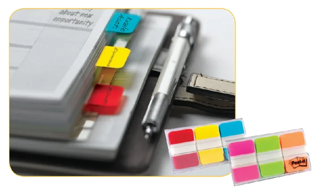 Indextabs Post-it 686PGO 25x38mm strong assorti