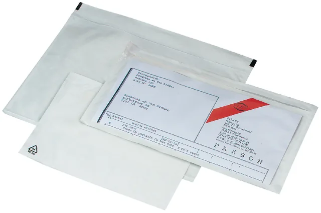 Paklijstenv IEZZY zelfkl onbedrukt 162x122mm