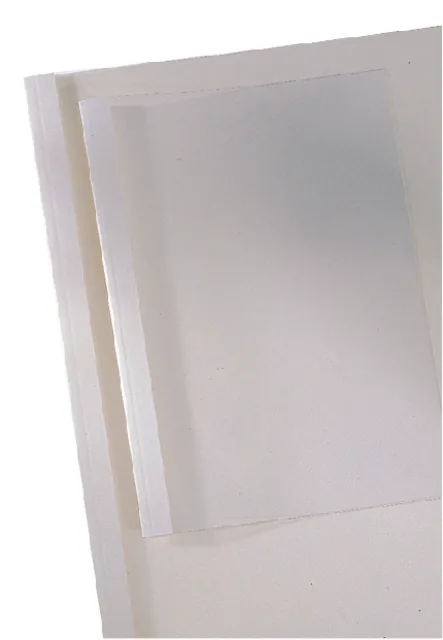 Thermische omslag GBC A4 1.5mm transparant/wit