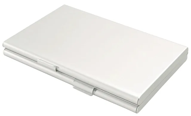 Visitekaartdoos duo aluminium