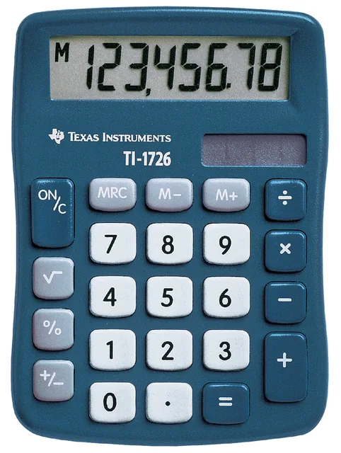 Rekenmachine Texas TI-1726 super view