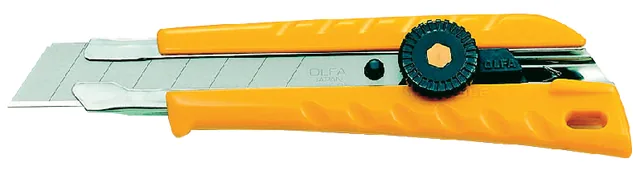 Snijmes Olfa L1 18mm geel