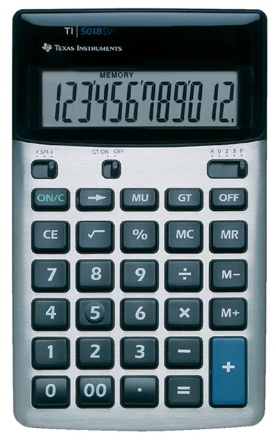 Rekenmachine Texas TI-5018 superview