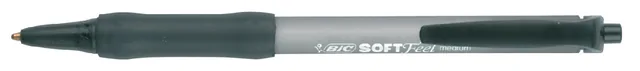 Balpen Bic soft feel clic M zwart