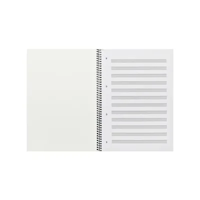 Collegeblk Oxf A4+ muziek 4gaats 100pag 80gr blauw