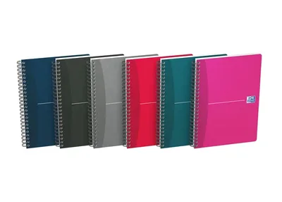 Spiraalblok Oxf Essentials A5 ln 180pag 80gr ass