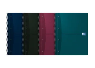 Collegeblk Oxf Ess A4+ ln 4g 180pag 80gr assorti