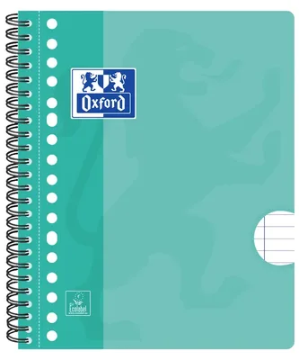 Collegeblk Oxf School A5+ ln 17gaats 160pag ass