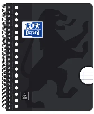 Collegeblk Oxf School A5+ ln 17gaats 160pag ass