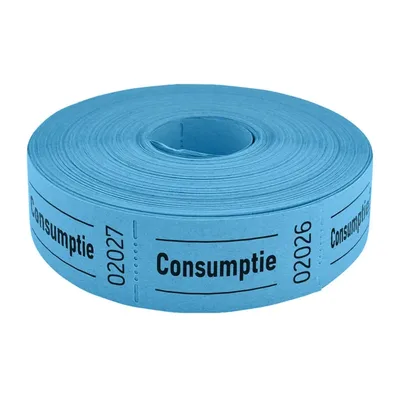 Consumptiebon Combicraft 57x30mm 2zijdig bl 2x1000