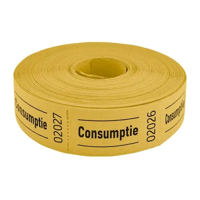Consumptiebon Combicraft 57x30mm 2zijdig gl 2x1000