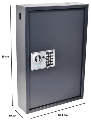 Sleutelkast Pavo security 100 haken donkergrijs