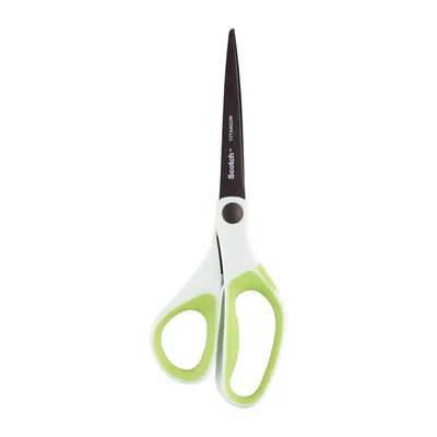 Schaar Scotch 20cm titanium  groot oog groen bl