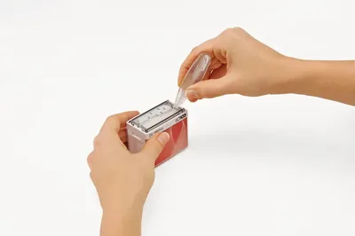 Tekststempel Colop Printer 301 letterset en pincet