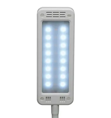 Bureaulamp MAUL Pearly LED voet dimbaar wit