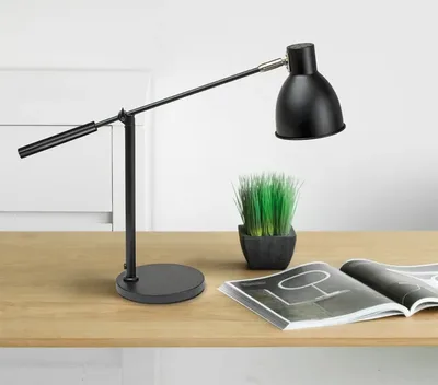 Bureaulamp MAUL Finja excl. lamp voet zwart