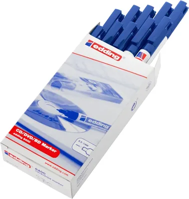 CD marker edding 8400 rond 0.5-1mm blauw