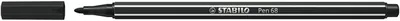 Viltstift STABILO Pen 68/46 M zwart