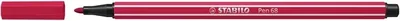 Viltstift STABILO Pen 68/50 M donkerrood