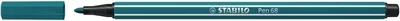 Viltstift STABILO Pen 68/51 M turquoiseblauw