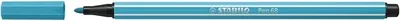 Viltstift STABILO Pen 68/57 M azuurblauw