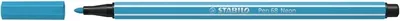 Viltstift STABILO Pen 68/031 M neon blauw